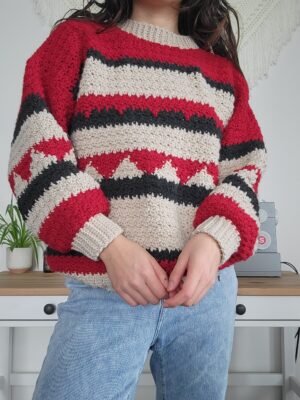 Cozy Striped Sweater (S)