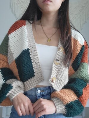 Chesterman Patchwork Cardigan (S)